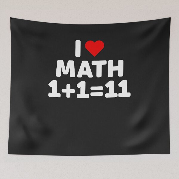 Item preview, I Love Math Design Funny Red Heart Math designed and sold by Ryan89-Design.