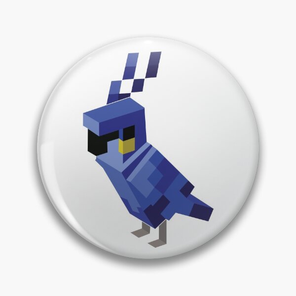 Item preview, Pesky Bird - Blue  Bird Pixelated designed and sold by THEMADBRUSH.