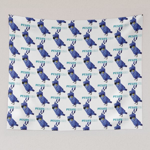 Item preview, Pesky Bird - Blue  Bird Pixelated designed and sold by THEMADBRUSH.