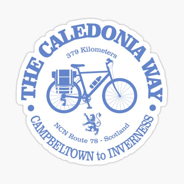 Item preview, Caledonia Way (cycling) designed and sold by curranmorgan.