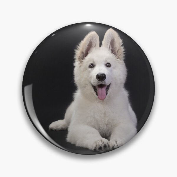 Item preview, White Swiss Shepherd Dog or a White German Shepherd Puppy designed and sold by ScienceSource.