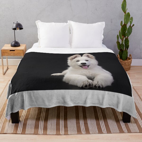 Item preview, White Swiss Shepherd Dog or a White German Shepherd Puppy designed and sold by ScienceSource.