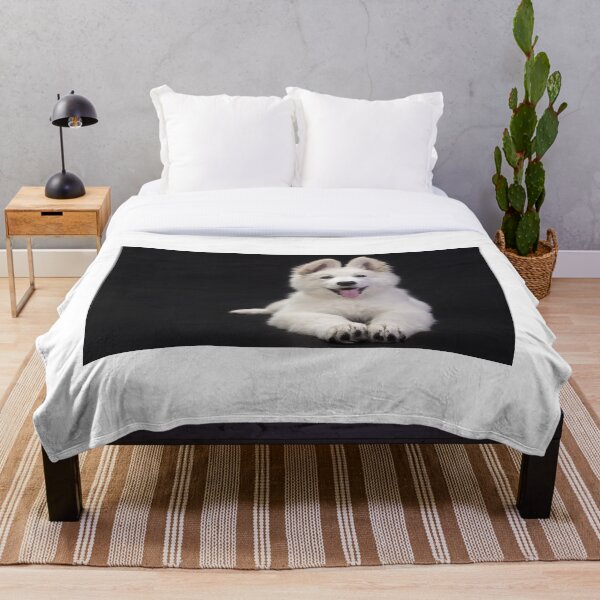 Item preview, White Swiss Shepherd Dog or a White German Shepherd Puppy designed and sold by ScienceSource.