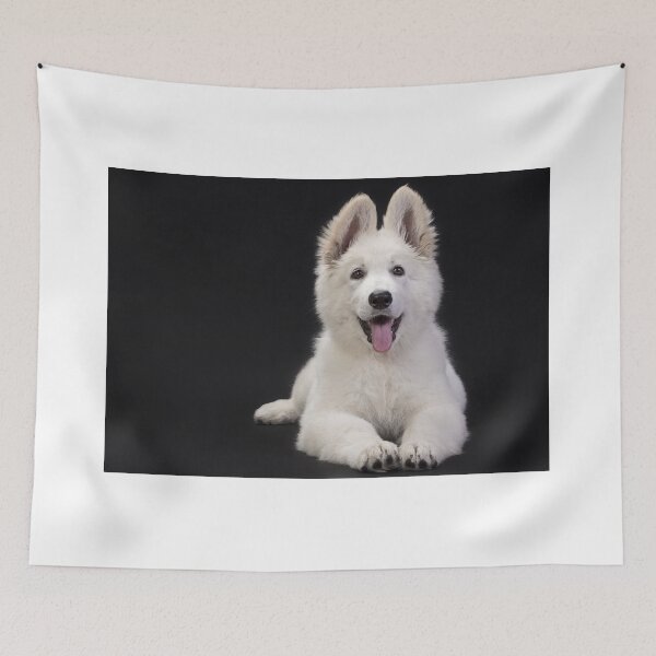 Item preview, White Swiss Shepherd Dog or a White German Shepherd Puppy designed and sold by ScienceSource.