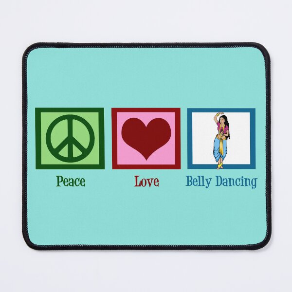 Item preview, Peace Love Belly Dancing designed and sold by Epic Love Designs.