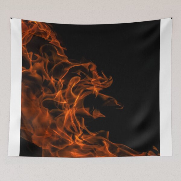 Item preview, Fire Black Fire Graphic Design New Orange and Black Fire  designed and sold by Lamiie.