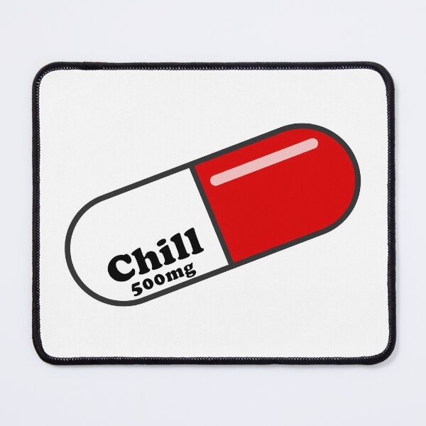 Item preview, Chill Pill 500mg - Neurotransmitter, Mental Health, Psychology, Happiness, Brain, Neuron designed and sold by jadedscientist.