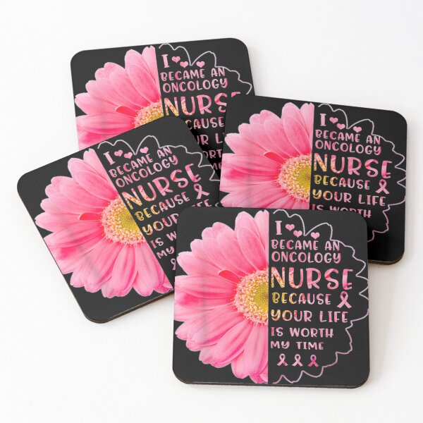 Item preview, Pink Daisy Oncology Nurse Because Your Life Is Worth My Time designed and sold by Kelly8440.
