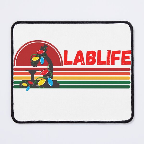Item preview, MEDICAL LABORATORY SCIENTIST CHRISTMAS HALF CIRCLE SUNSET LABLIFE MICROSCOPE with LIGHTS designed and sold by Hippiesole.