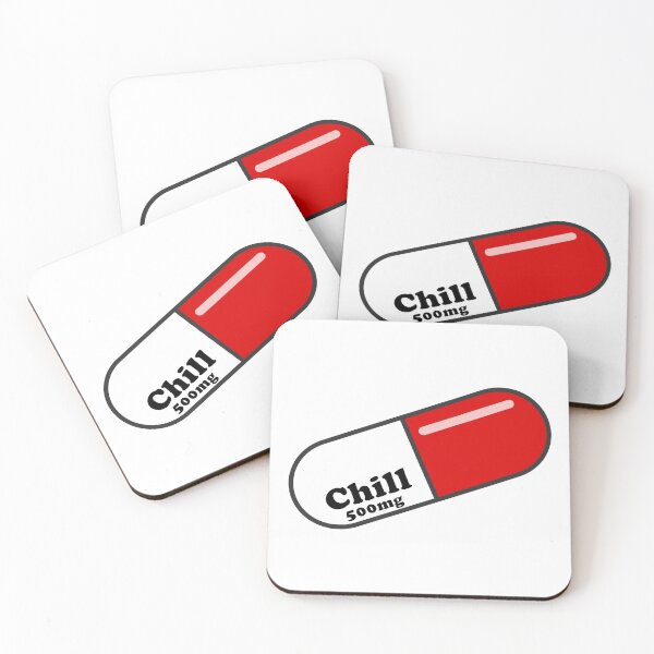 Item preview, Chill Pill 500mg - Neurotransmitter, Mental Health, Psychology, Happiness, Brain, Neuron designed and sold by jadedscientist.