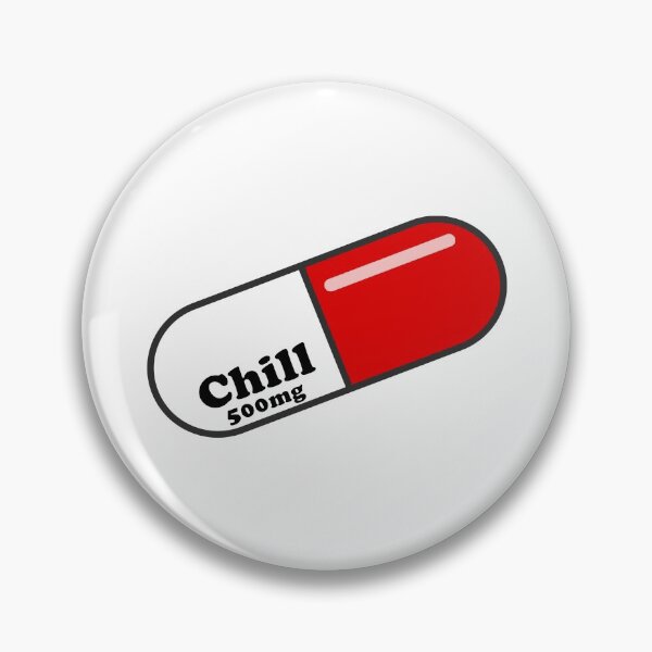 Item preview, Chill Pill 500mg - Neurotransmitter, Mental Health, Psychology, Happiness, Brain, Neuron designed and sold by jadedscientist.