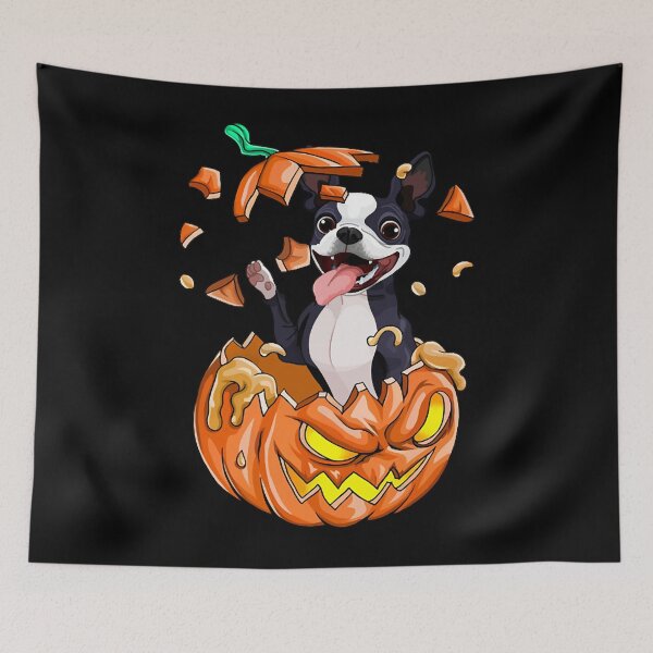 Item preview, Horror Terrier In Scary Pumpkin Halloween Holiday Gift designed and sold by Guckio81.