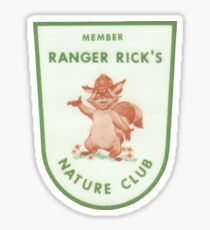 Ranger Rick's Nature Club Member Badge 2 Sticker