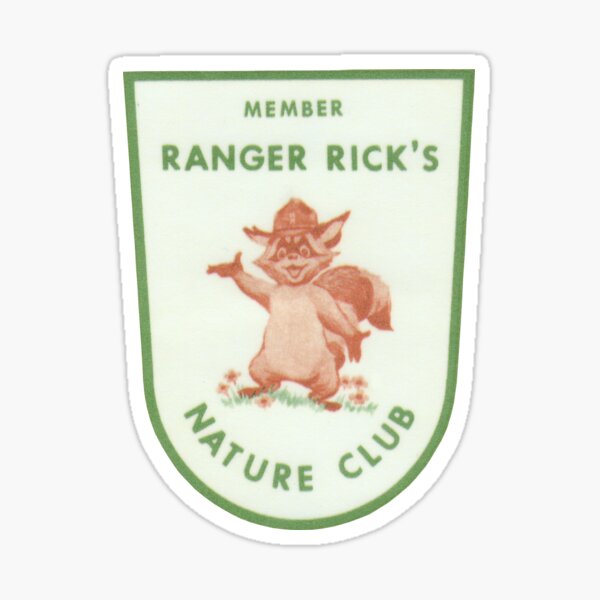Ranger Rick Nature Club Member Badge 2 Sticker