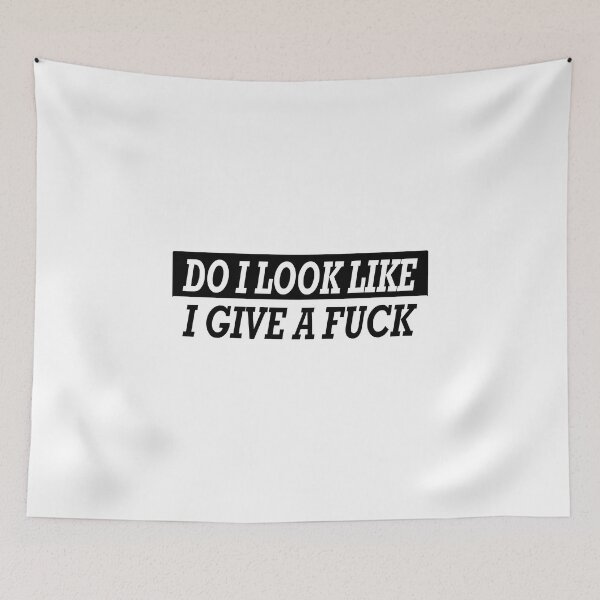 Item preview, Do I Look Like I Give A Fuck Essential Sticker designed and sold by SW33TSP0T.