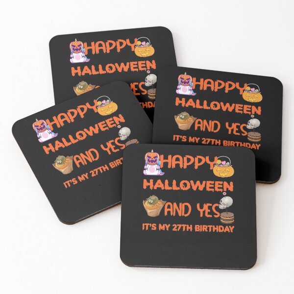 Artikelvorschau, Frohes Halloween und ja, es ist mein 27. Geburtstag entworfen und verkauft von AMINE ★★★★★.