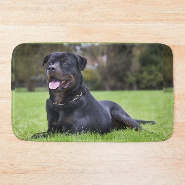Item preview, Adult Rottweiler Dog  Laying in the Grass designed and sold by ScienceSource.