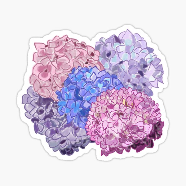 Item preview, Watercolor Hydrangeas  designed and sold by aecdesign.