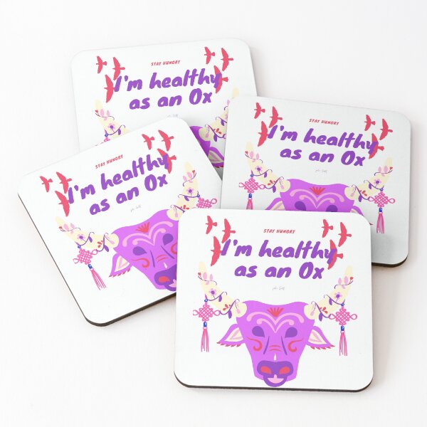 Item preview, I'm healthy as an Ox designed and sold by Axeel.art.