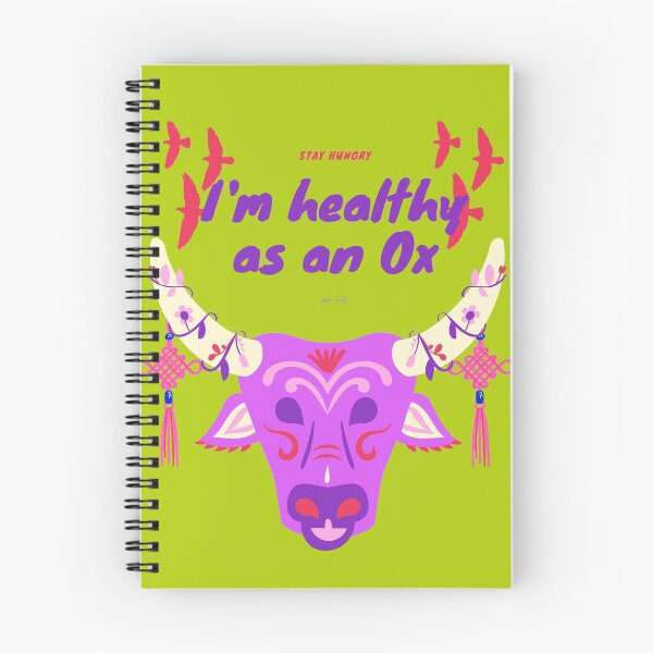 Item preview, I'm healthy as an Ox designed and sold by Axeel.art.