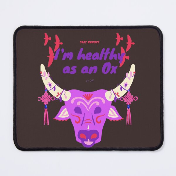 Item preview, I'm healthy as an Ox designed and sold by Axeel.art.