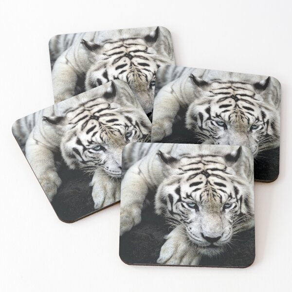 Item preview, tiger white  designed and sold by marketfeliz.