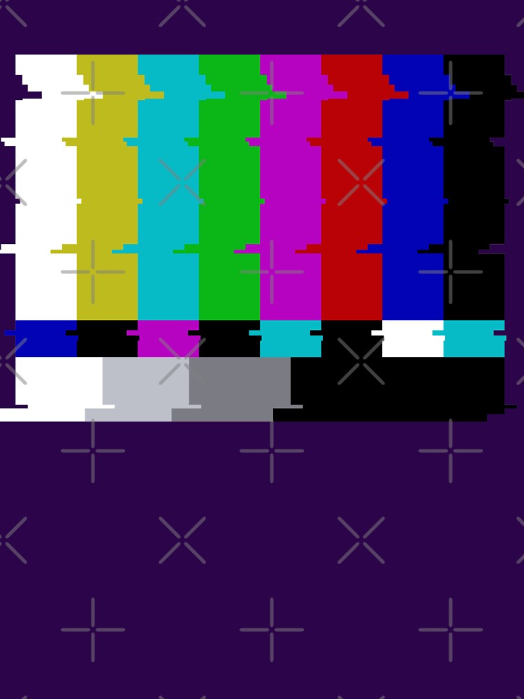 Thumbnail 7 of 7, Essential T-Shirt, Vintage TV Test Pattern Glitch designed and sold by djspacegr.