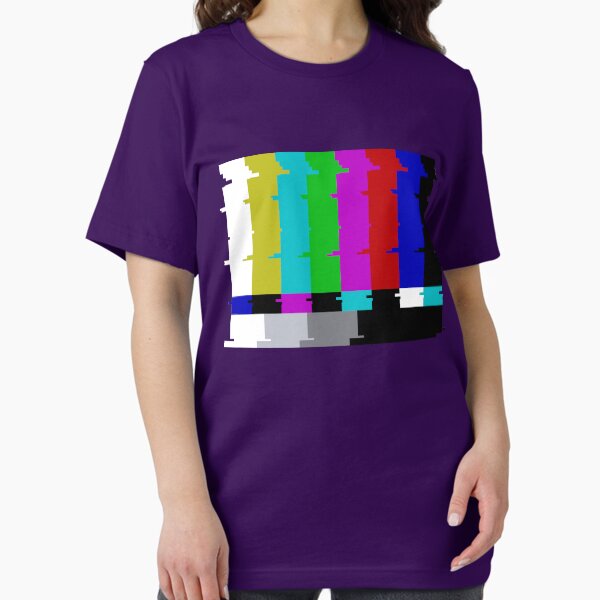 Vintage TV Test Pattern Glitch Essential T-Shirt