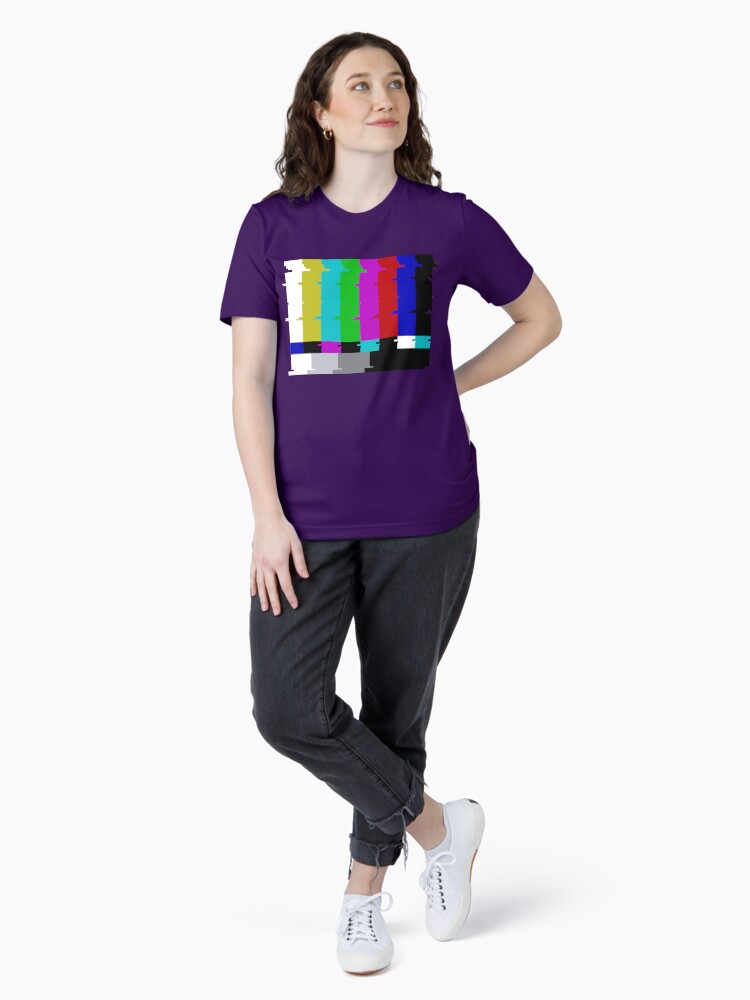 Thumbnail 4 of 7, Essential T-Shirt, Vintage TV Test Pattern Glitch designed and sold by djspacegr.