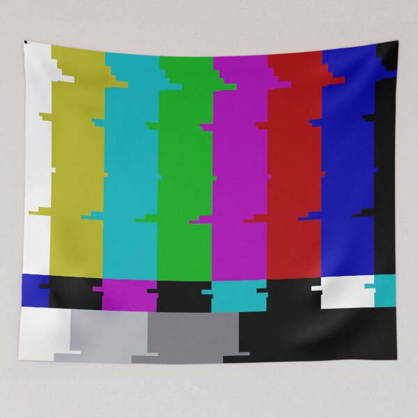 Item preview, Vintage TV Test Pattern Glitch designed and sold by Retroperks.