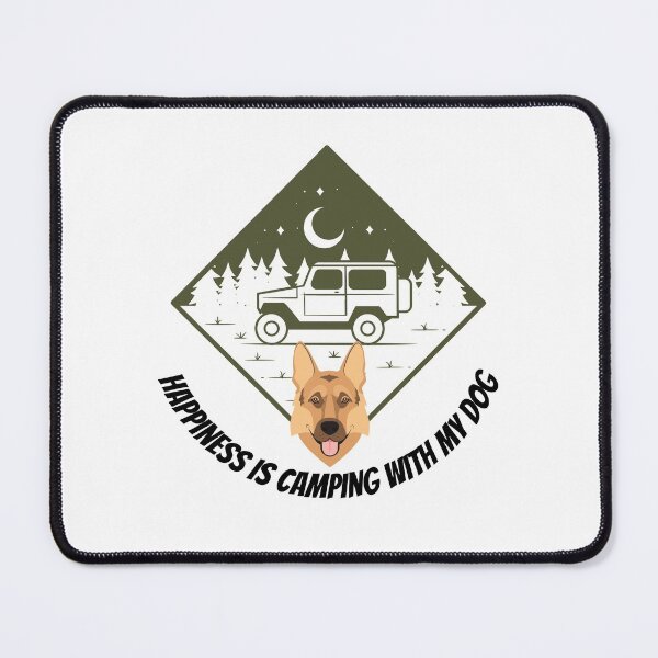Item preview, Happiness Is Camping With My Dog designed and sold by Chanchane Store.