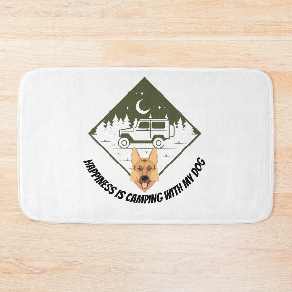 Item preview, Happiness Is Camping With My Dog designed and sold by Chanchane Store.
