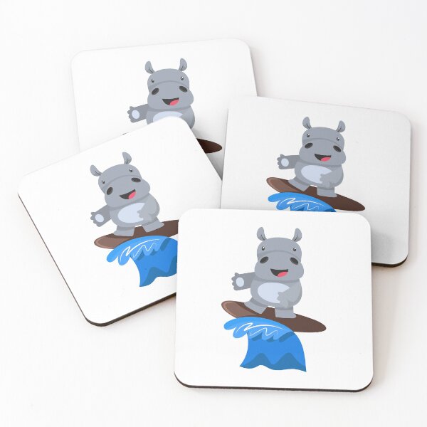Item preview, Surfing Hippo designed and sold by Creatoe.
