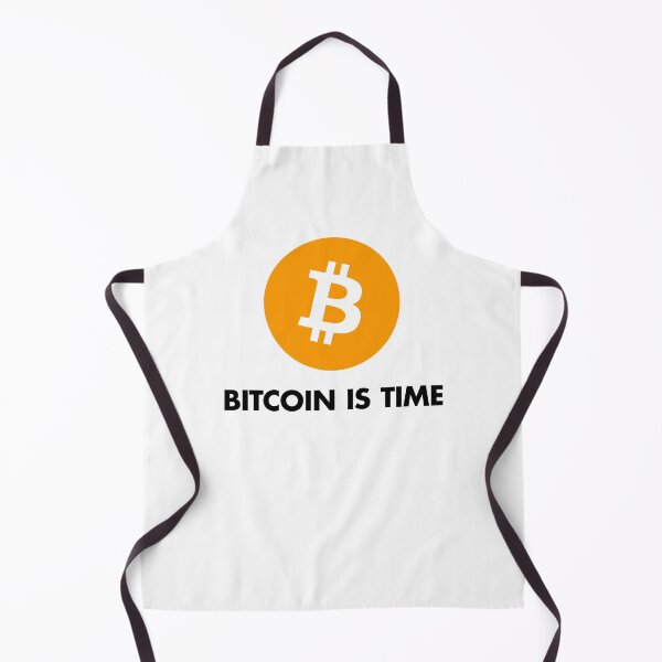 Item preview, Bitcoin is Time (Black / Bitcoin Orange) designed and sold by NautilusMare.