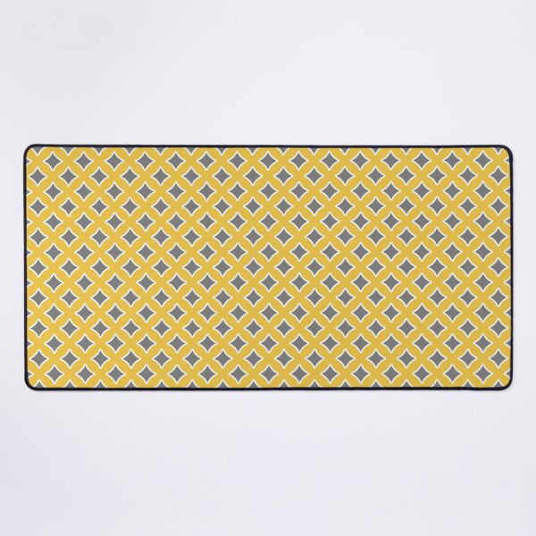 Artikelvorschau, Mustard yellow, white, grey, modern, ornamental, pattern entworfen und verkauft von Svitac.