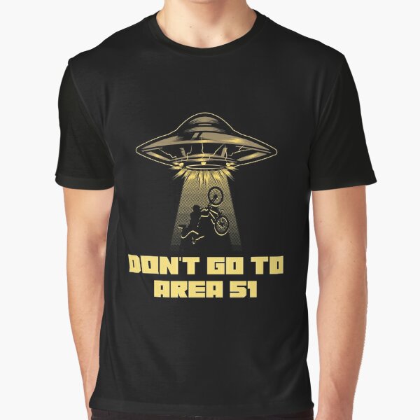 Aliens At Area 51 Graphic T-Shirt