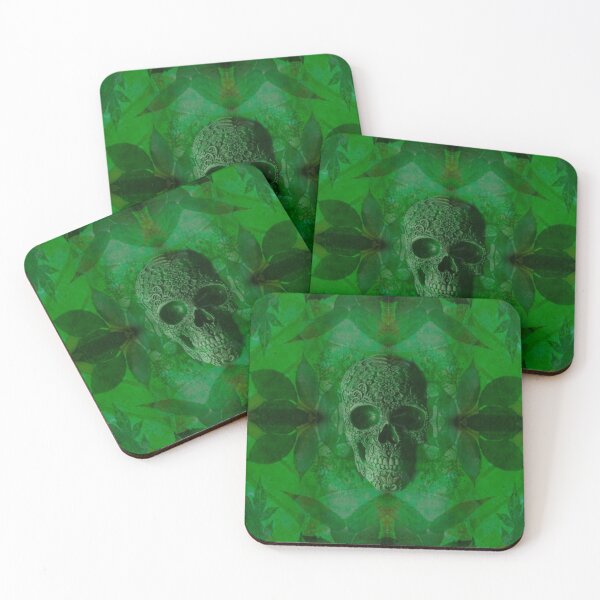 Item preview, Skull Autumn Green designed and sold by BenitaJayne.