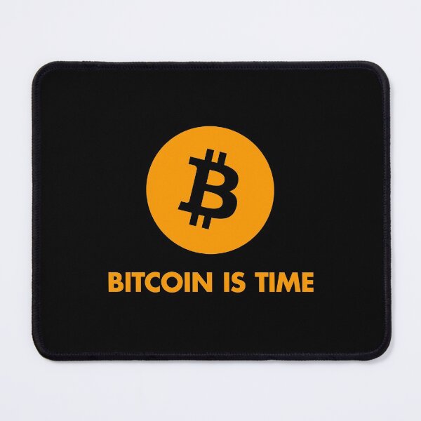 Item preview, Bitcoin is Time (Bitcoin Orange) designed and sold by NautilusMare.