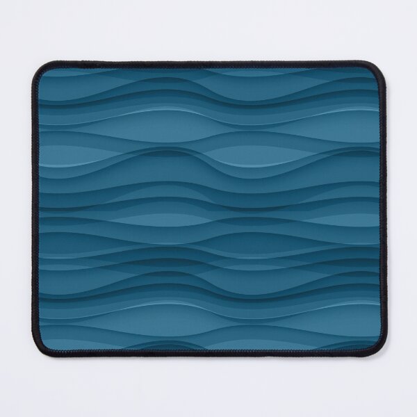 Item preview, Abstract Blue Ocean Waves designed and sold by Vector Scout Lab.