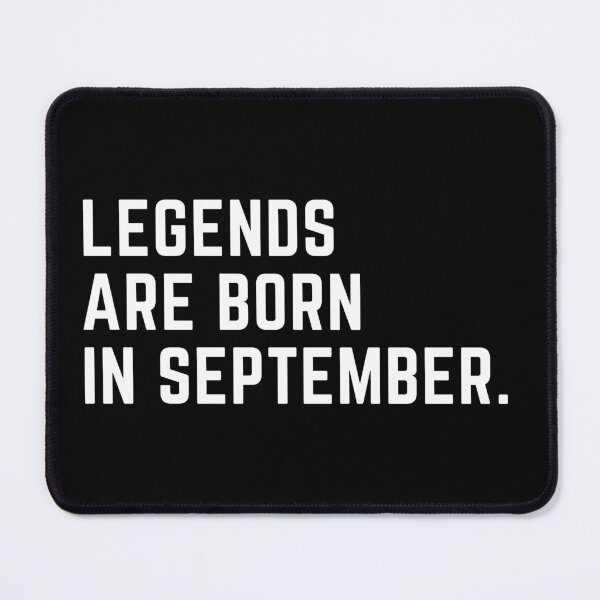 Item preview, Legends are born in september. September birthday month. Virgo or Libra. Font design. designed and sold by theslowdown.