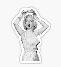 Marilyn Crown Sticker