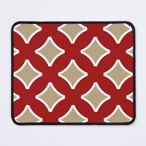 Artikelvorschau, Burgundy, white, beige, modern, ornamental, pattern entworfen und verkauft von Svitac.