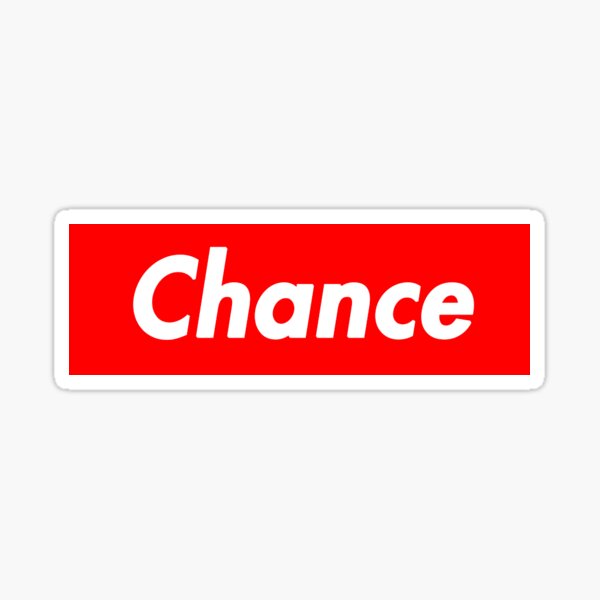 Chance The Rapper Supreme Sticker