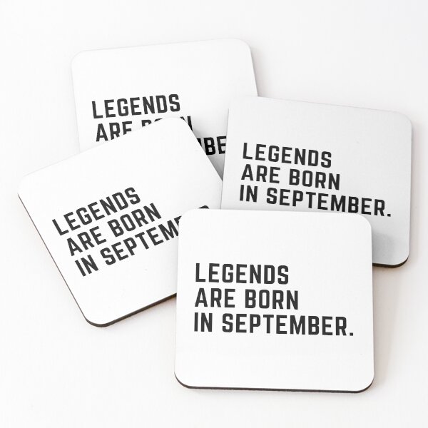 Item preview, Legends are born in september. September birthday month. Virgo or Libra.  Font design.  designed and sold by theslowdown.
