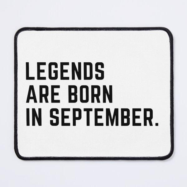 Item preview, Legends are born in september. September birthday month. Virgo or Libra.  Font design.  designed and sold by theslowdown.