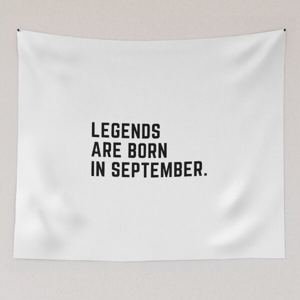 Item preview, Legends are born in september. September birthday month. Virgo or Libra.  Font design.  designed and sold by theslowdown.