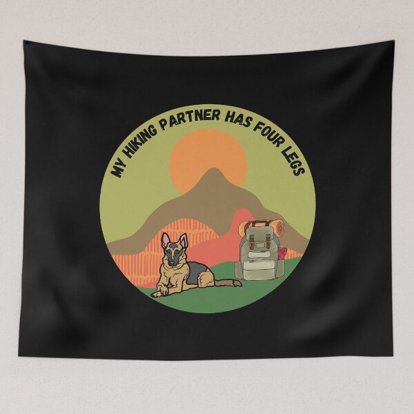 Item preview, My hiking partner has four legs designed and sold by Dreamingnewfie.