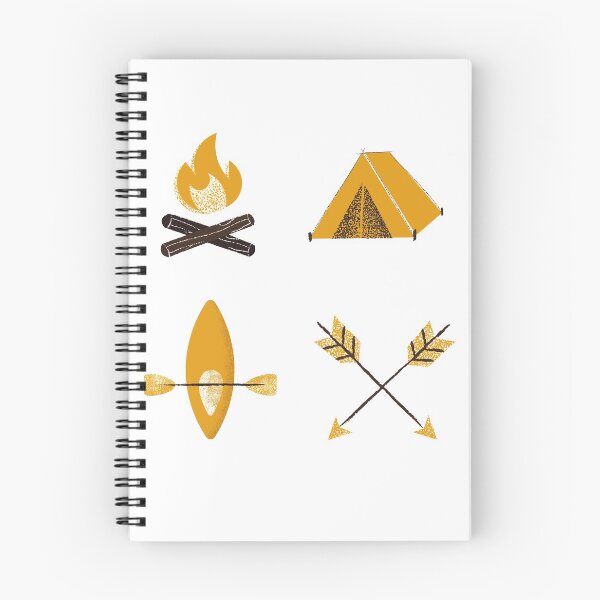 Item preview, Rustic Camping Drawing Pattern designed and sold by NoSpecialShop.
