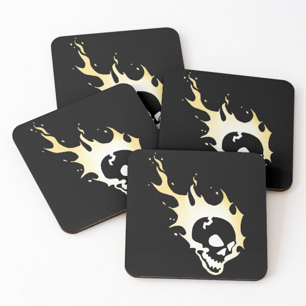 Item preview, Flaming Skull Yellow designed and sold by Patrick Parent.