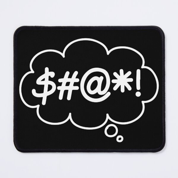 Item preview, $#@*! (Swearing Thought Bubble) Inverse designed and sold by SarcasticWords.